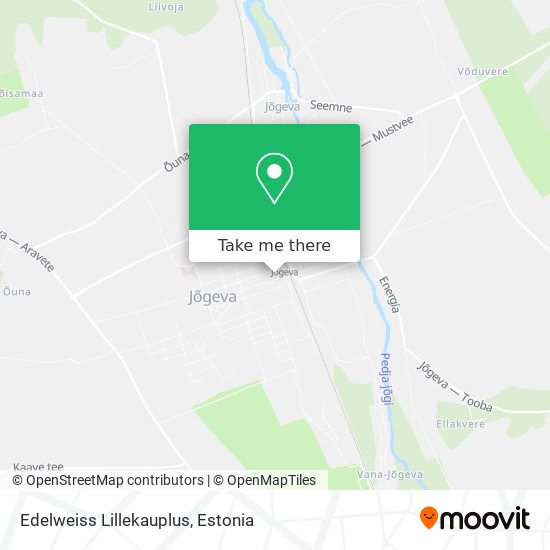 Карта Edelweiss Lillekauplus