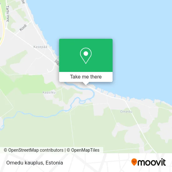 Карта Omedu kauplus