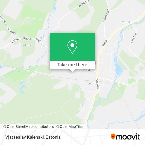 Vjatšeslav Kalenski map