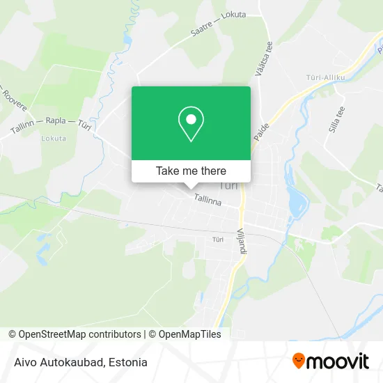 Карта Aivo Autokaubad