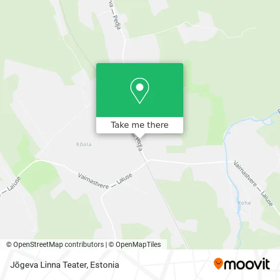 Карта Jõgeva Linna Teater