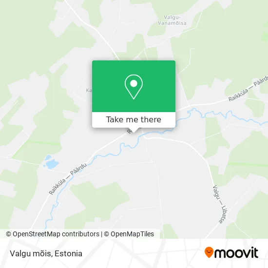 Карта Valgu mõis