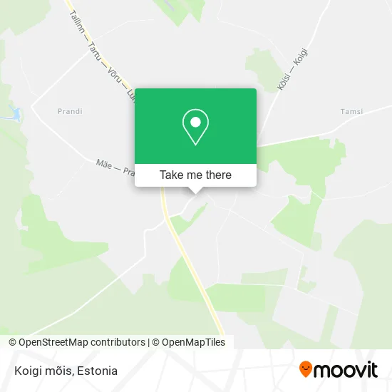 Карта Koigi mõis