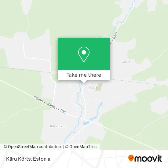 Карта Käru Kõrts