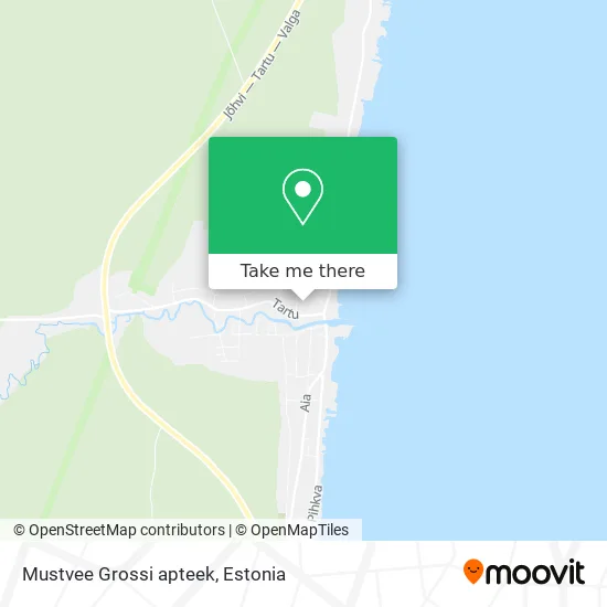 Карта Mustvee Grossi apteek