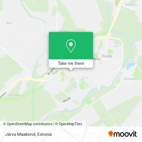 Järva Maakond map