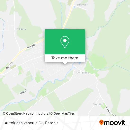 Карта Autoklaasivahetus Oü