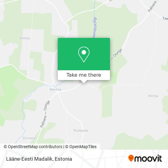 Lääne-Eesti Madalik map