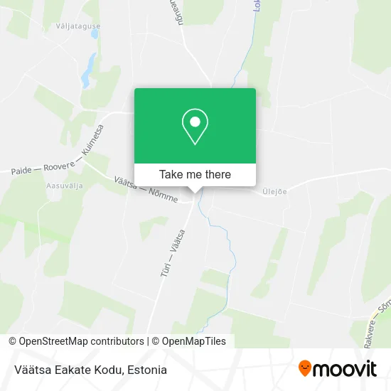 Карта Väätsa Eakate Kodu
