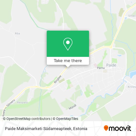 Paide Maksimarketi Südameapteek map