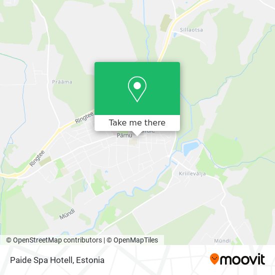 Paide Spa Hotell map