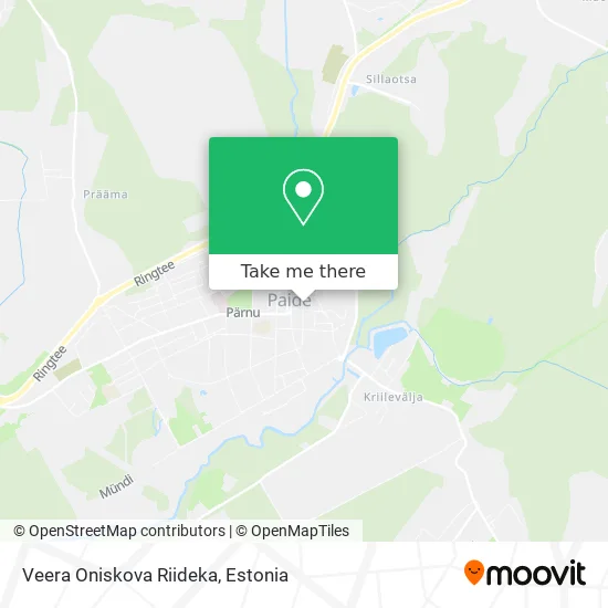 Карта Veera Oniskova Riideka