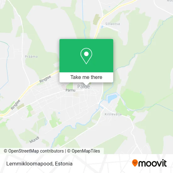 Карта Lemmikloomapood