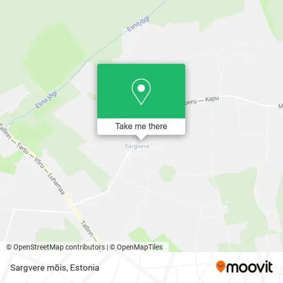 Карта Sargvere mõis