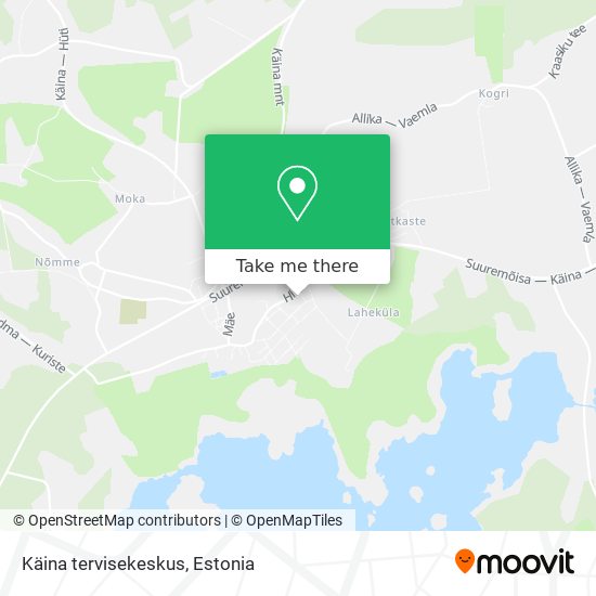 Käina tervisekeskus map