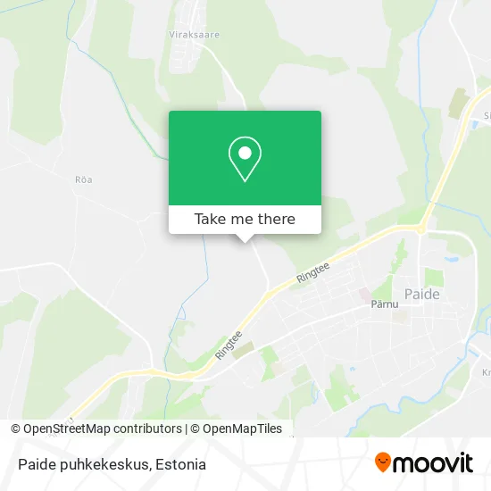 Карта Paide puhkekeskus
