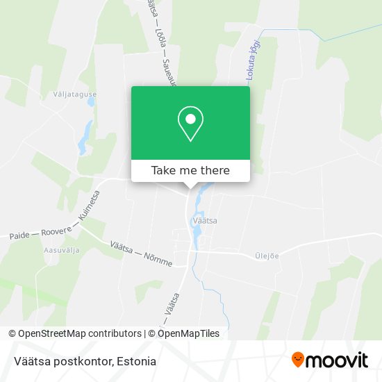 Väätsa postkontor map