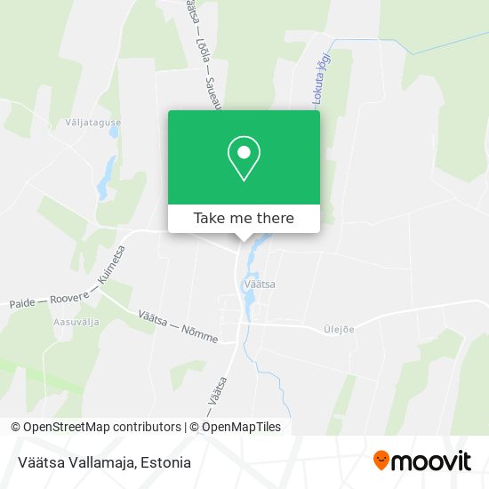 Väätsa Vallamaja map