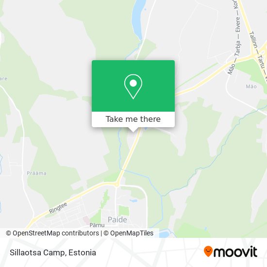 Sillaotsa Camp map