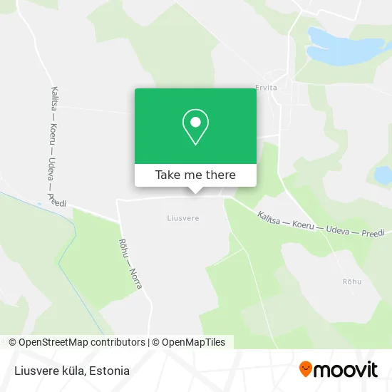 Liusvere küla map