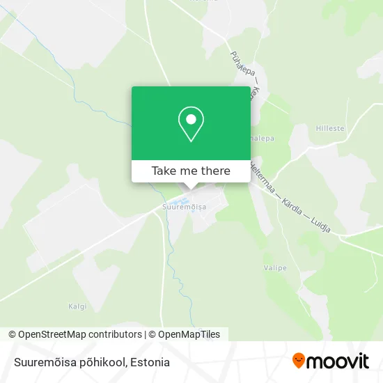 Карта Suuremõisa põhikool