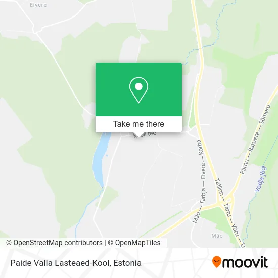 Карта Paide Valla Lasteaed-Kool
