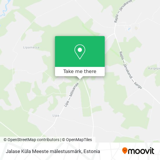 Карта Jalase Küla Meeste mälestusmärk