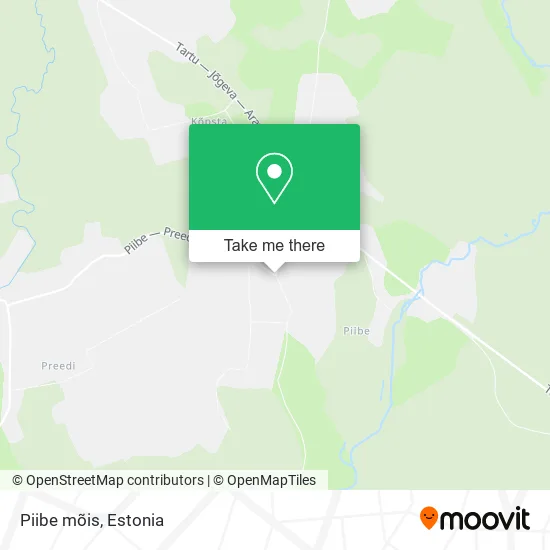 Piibe mõis map