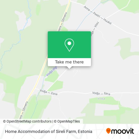 Home Accommodation of Sireli Farm map