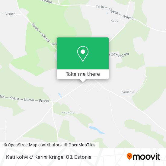 Карта Kati kohvik/ Karini Kringel Oü
