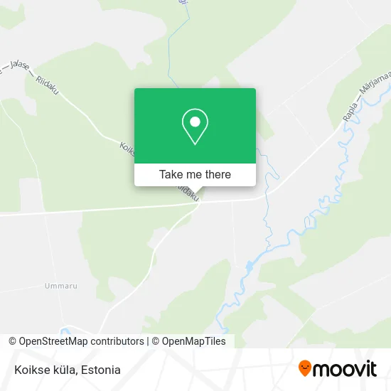 Карта Koikse küla