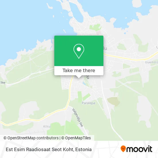 Карта Est Esim Raadiosaat Seot Koht