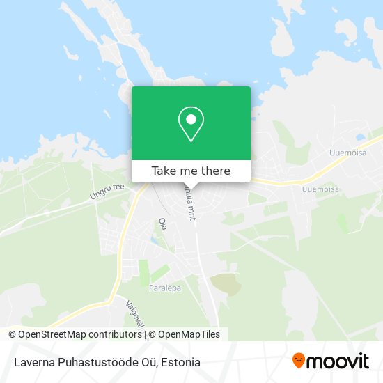 Laverna Puhastustööde Oü map