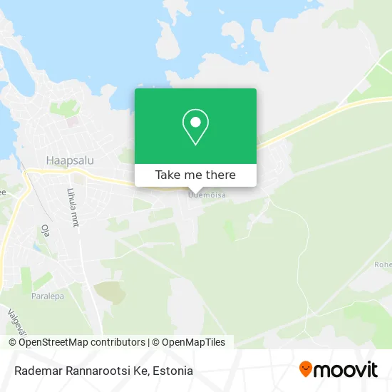Карта Rademar Rannarootsi Ke