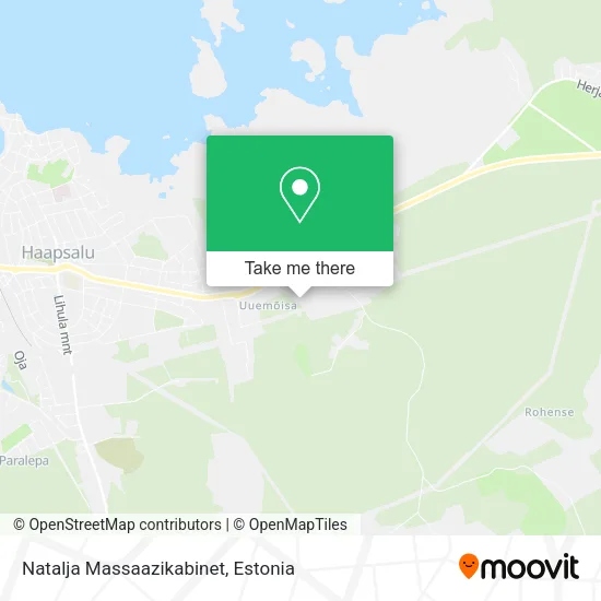 Карта Natalja Massaazikabinet