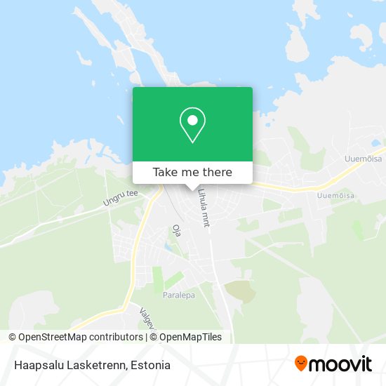 Haapsalu Lasketrenn map