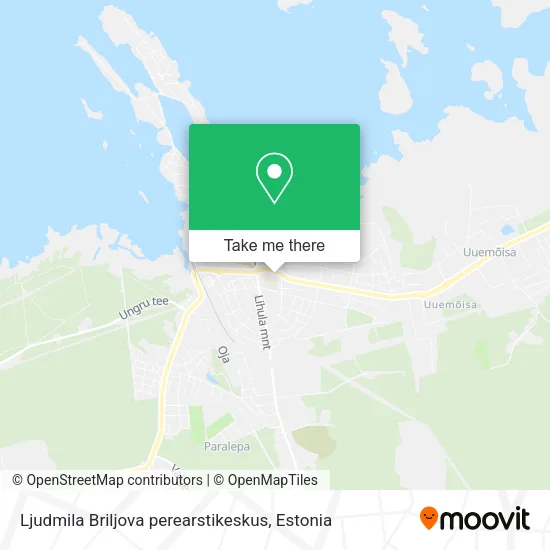 Карта Ljudmila Briljova perearstikeskus