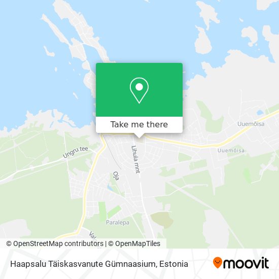 Haapsalu Täiskasvanute Gümnaasium map