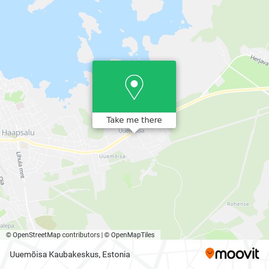 Uuemõisa Kaubakeskus map