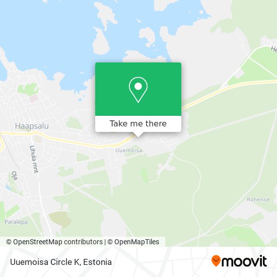 Uuemoisa Circle K map