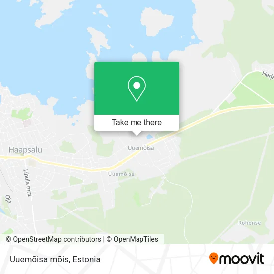 Карта Uuemõisa mõis