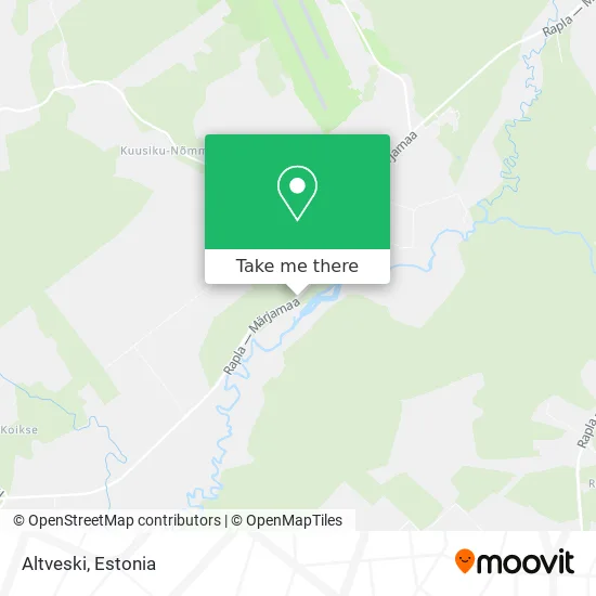 Карта Altveski