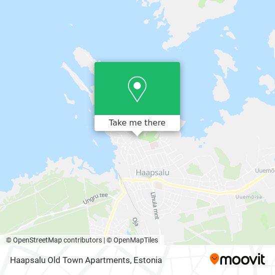 Haapsalu Old Town Apartments map