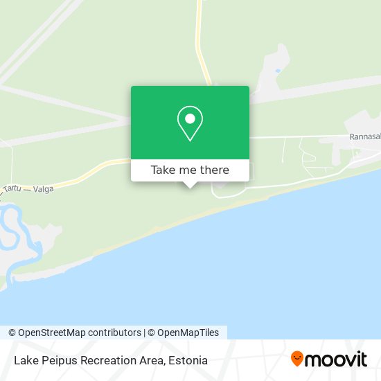 Карта Lake Peipus Recreation Area