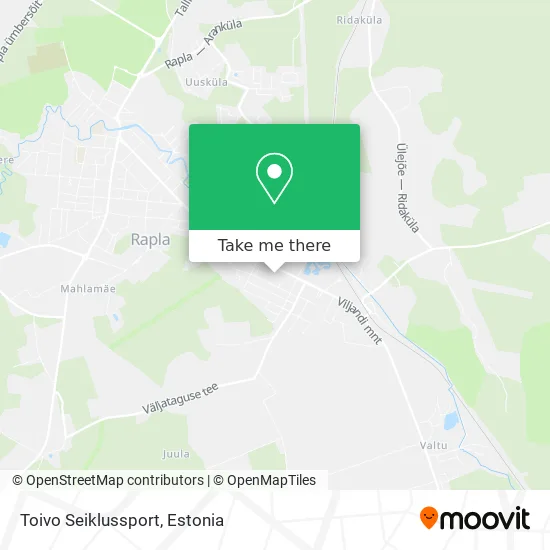 Карта Toivo Seiklussport