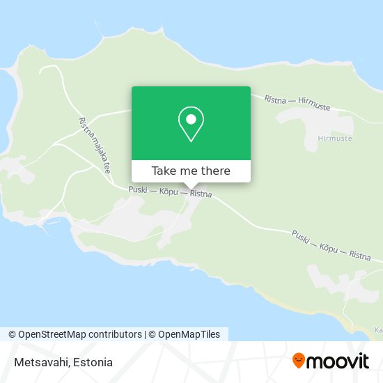 Metsavahi map