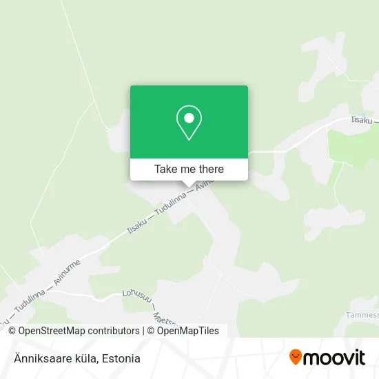 Änniksaare küla map