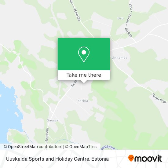 Uuskalda Sports and Holiday Centre map