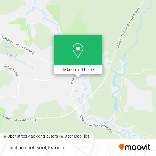 Карта Tudulinna põhikool