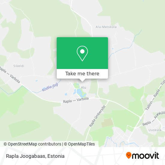 Rapla Joogabaas map